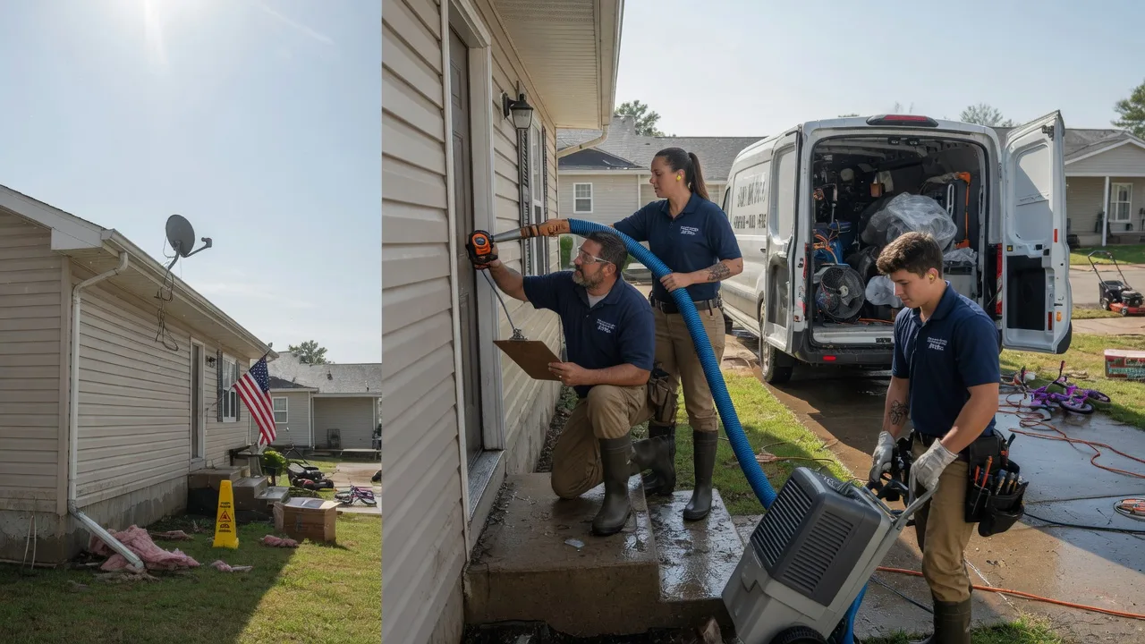 Ceiling Water Damage Restoration in Ridott, IL near me